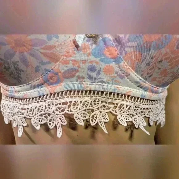 Daisy Fuentes Bra Multicolor Flower 36D - Picture 4 of 8